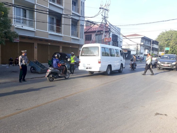 Satlantas Polres Kupang Kota Beri Imbauan Cegah Virus Corona dan Imbauan Tertib Berlalu Lintas