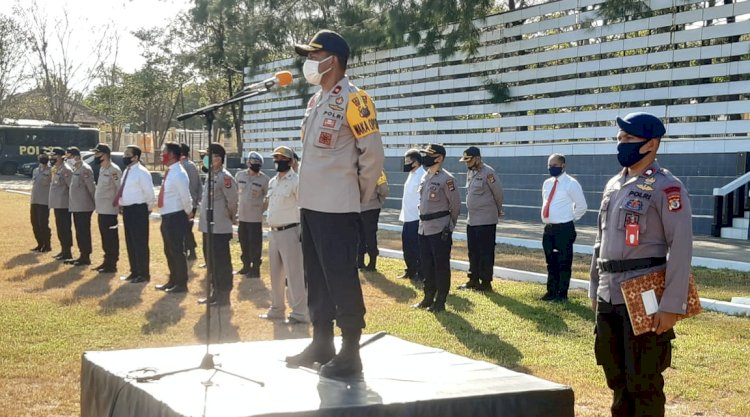 Wakapolda NTT Perintahkan Seluruh Personel Agar Selalu Tingkatkan Kewaspadaan