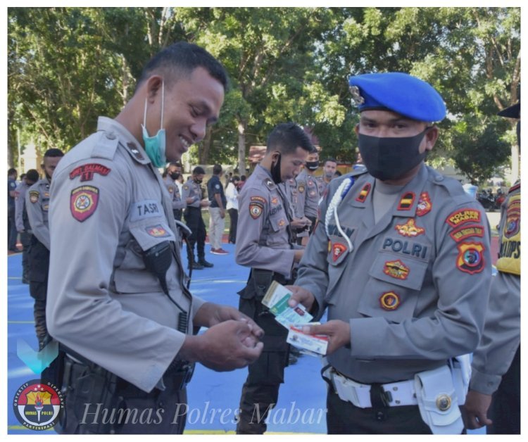 Operasi Gaktibplin, Propam Polres Mabar Cek Sikap Tampang dan Kelengkapan Surat Personil