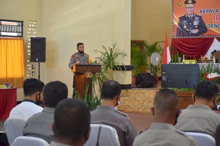 Cek Pemberlakuan New Normal, Kapolda NTT Beri Arahan Personel Polres Manggarai Barat