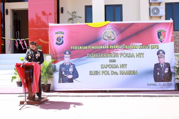 Di Hari Bhayangkara ke-74, Kapolda NTT Resmikan Penggunaan Ruang Pelayanan Khusus