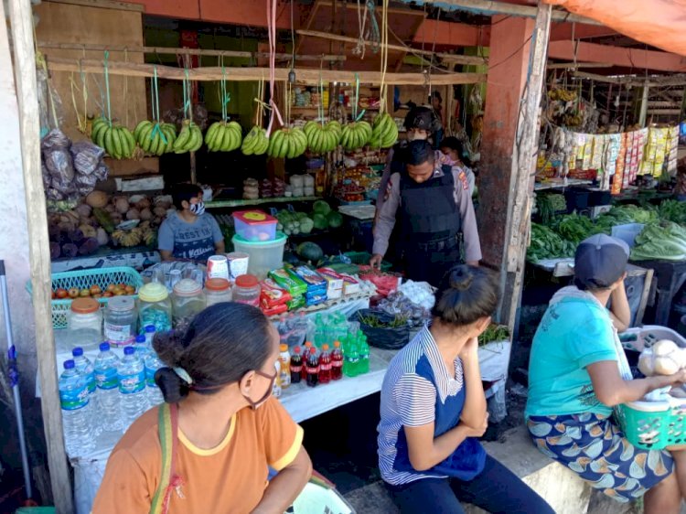 Dengan Semangat Bhayangkara, Sat Samapta Polres Manggarai Terus Beri Imbauan