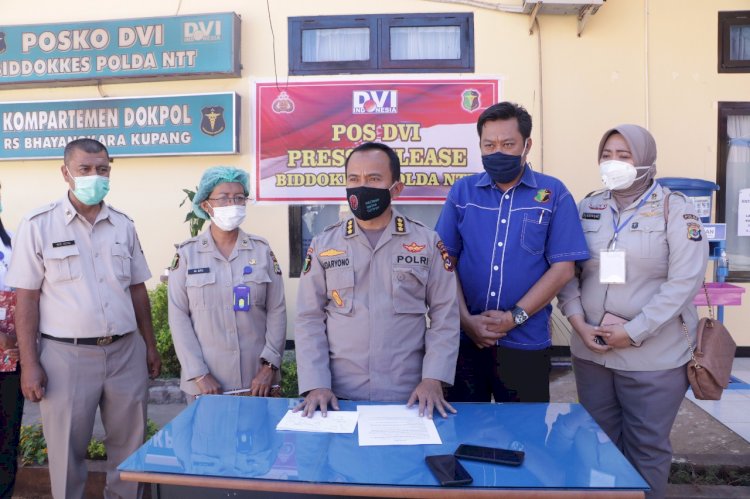 Tim DVI Biddokkes Polda NTT Kembali Berhasil Mengidentifikasi Satu Jenazah Korban Laka Laut KM.Kasih 25