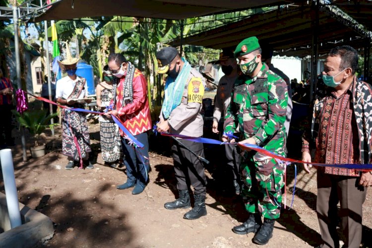 Tingkatkan Produktifitas Masyarakat, Polda NTT Launching Kampung Tangguh Nusantara di Desa Mata Air