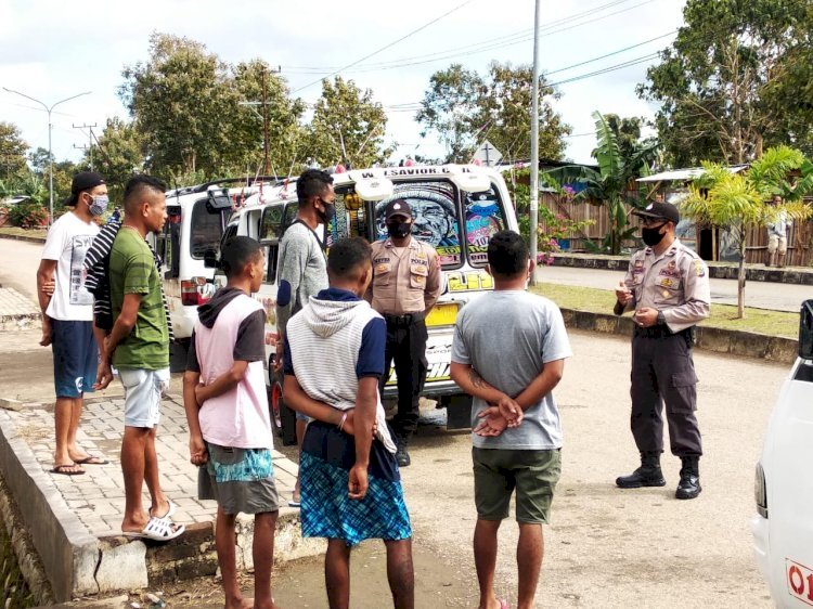 Kanit Binmas Polres TTU Imbau Warga Dalam Memasuki New Normal Agar Selalu Ikuti Protokol Keshatan