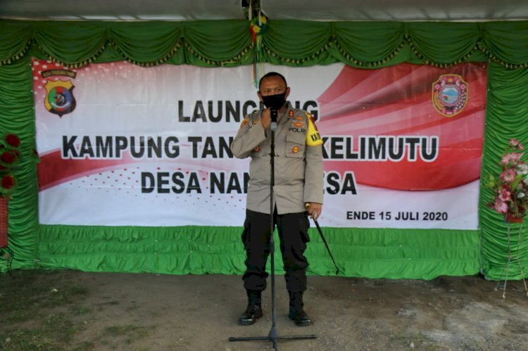 Kapolres Ende Launching Kampung Tangguh Kelimutu di Desa Nanganesa