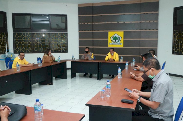 Cipta Situasi Aman Jelang Pilkada Serentak 2020, Irwasda Polda NTT Kunjungi Sekretariat DPD Golkar NTT