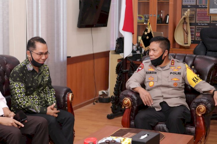 Kapolda NTT Terima Kunjungan Silaturahmi Ketua KPU Provinsi NTT