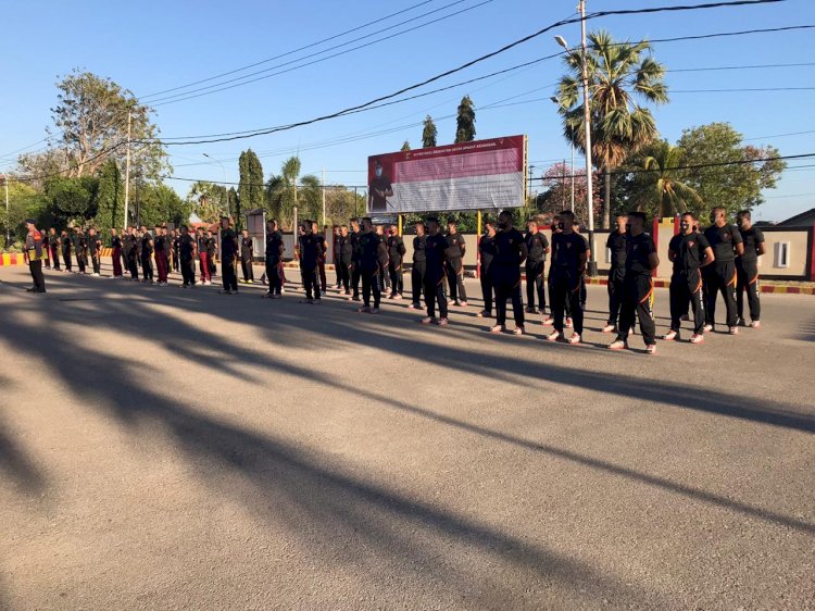 Wakapolda NTT Harap Personel Satbrimobda NTT Tetap Jaga Kekompakan