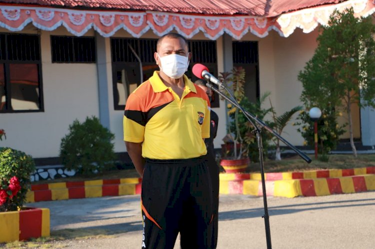 Wakapolda NTT Harap Personel Satbrimobda NTT Tetap Jaga Kekompakan