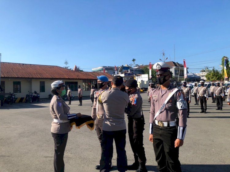 Kapolres Sumba Barat Pimpin Apel Gelar Pasukan Ops Patuh Turangga 2020