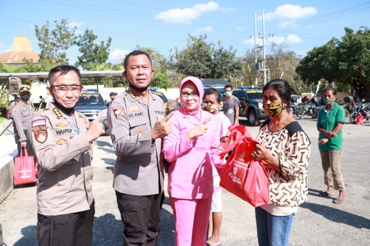 Baksos Polri, Peduli Pada Masyarakat Terdampak Covid-19