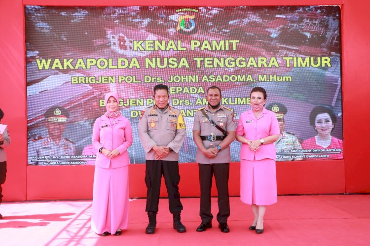 Kapolda NTT Hadiri Acara Kenal Pamit Wakapolda NTT