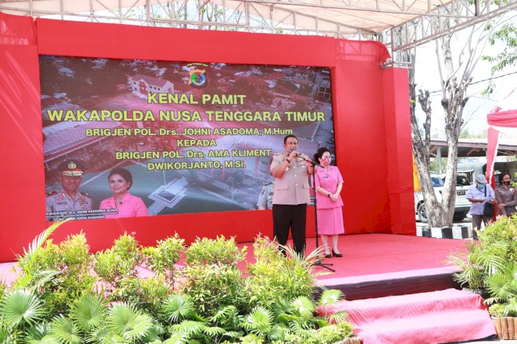 Kapolda NTT Hadiri Acara Kenal Pamit Wakapolda NTT