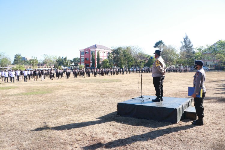 Pimpin Apel Pagi, Wakapolda NTT : Berkerja Dengan Semangat, Keikhlasan dan Bertanggung Jawab