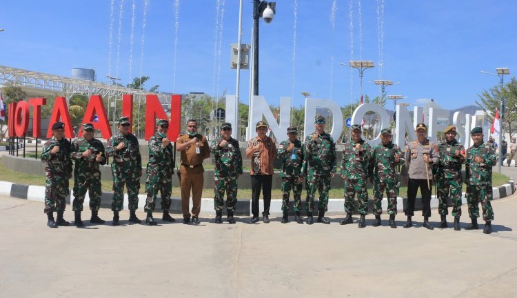 Kapolres Belu Dampingi Kunjungan Kerja Kepala Bais TNI di Wilayah Tapal Batas RI-RDTL