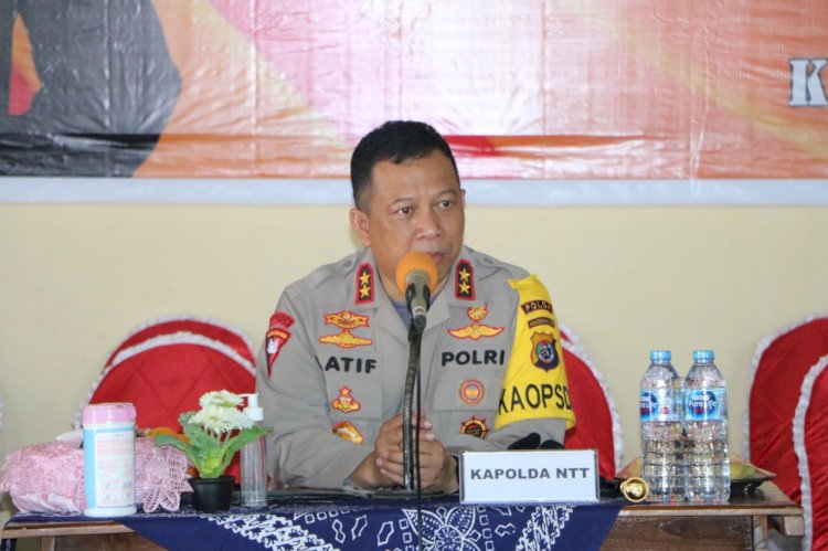 Tatap Muka Bersama Anggota Brimob, Ini Tiga Penekanan Kapolda NTT