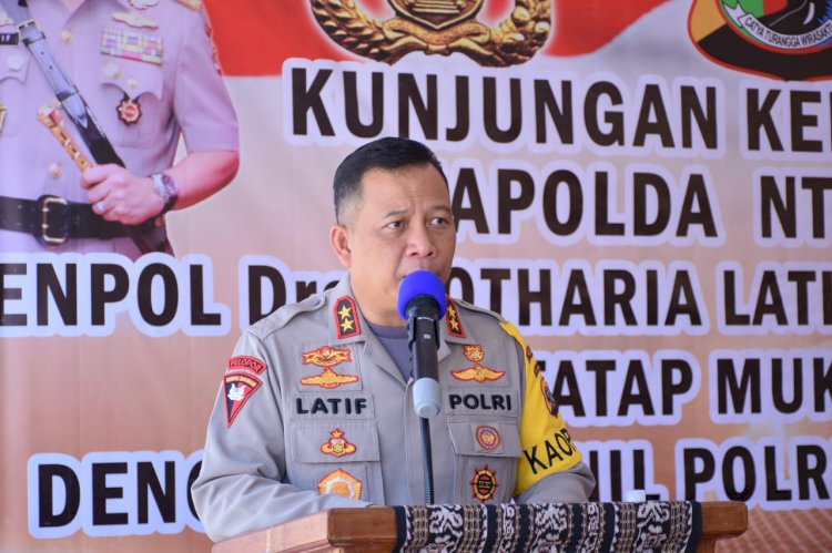 Tatap Muka dengan Personel Polres Kupang, Kapolda NTT Minta Anggota Jangan Sakiti Hati Masyarakat