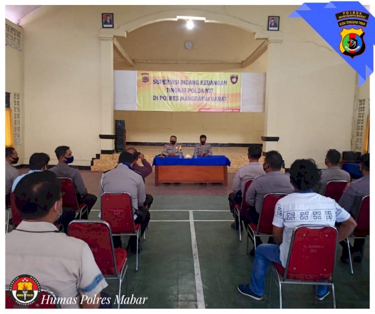 Polres Manggarai Barat Terima Kunjungan Tim Supervisi dan Asistensi Bidang Keuangan