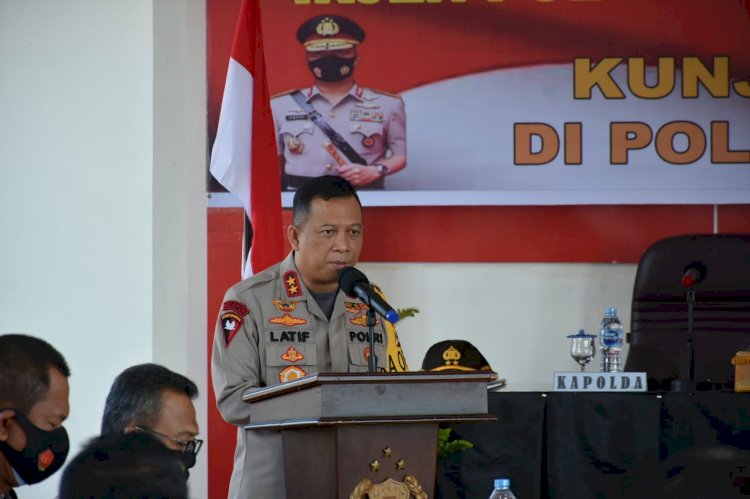 Kapolda NTT Cek Kesiapan Personil Pengamanan Pilkada di Wilayah Hukum Polres Manggarai