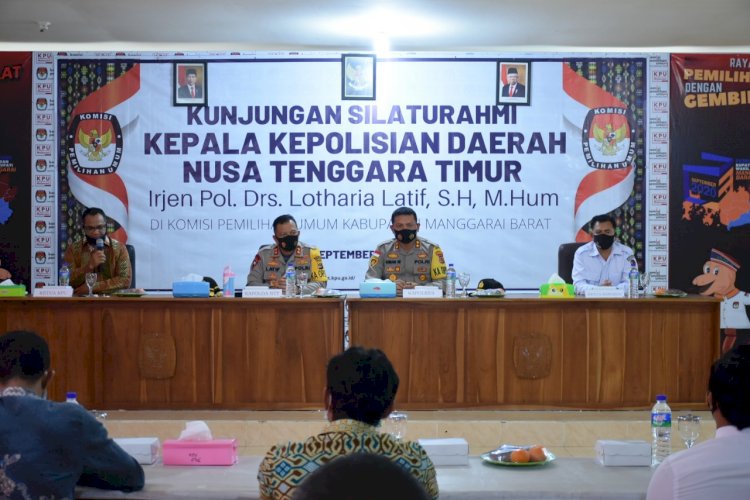 Kapolda NTT Minta KPUD Mabar Lakukan Kontrol dan Pengawasan Terhadap Setiap Rangkaian Pilkada