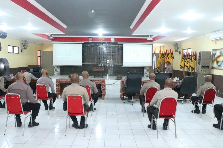 SPN Polda NTT Gelar Upacara Pembukaan Pendidikan Alih Golongan dari Bintara ke Perwira T.A. 2020 Secara Virtual yang Dipusatkan di Lemdiklat Polri