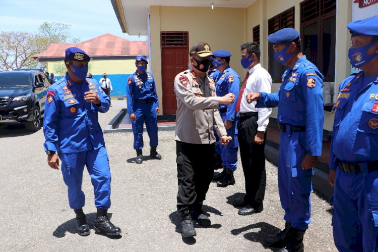 Kapolda NTT dan Pejabat Utama Kunjungi Ditpolair Polda NTT