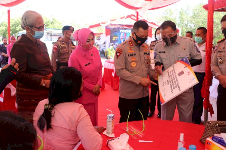 Kapolda NTT Irjen Pol. Drs. Lotharia Latif, S.H., M.Hum Launching Program Woman Care Day