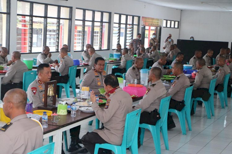 Makan Bersama Siswa PAG T.A. 2020, Kapolda NTT Tekankan Hindari Pelanggaran