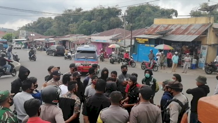 Polres Manggarai Bubarkan Rencana Aksi Unjuk Rasa Tolak Omnibus Law