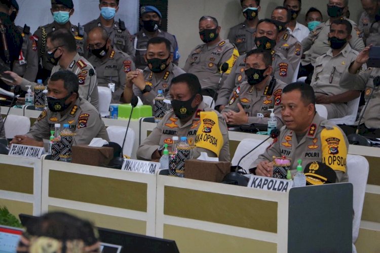 Komisi III DPR RI Melakukan Pertemuan Dengar Pendapat Bersama Kapolda NTT, Kejati NTT dan Kepala BNN NTT di Mapolda NTT