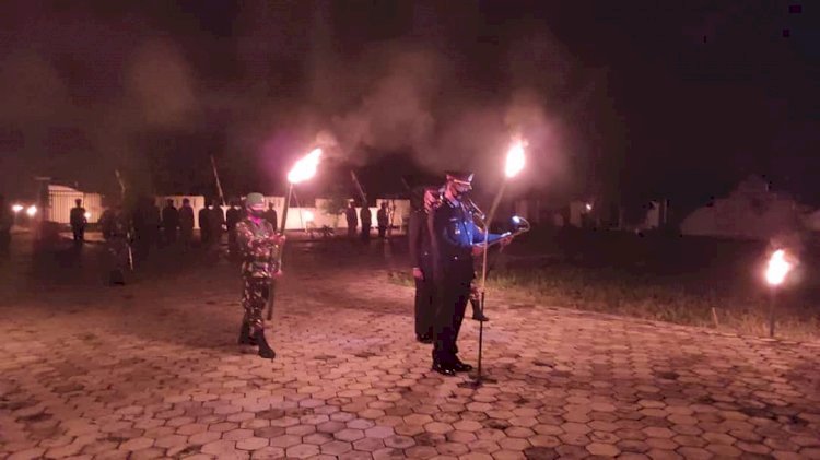 Kapolres Alor Pimpin Apel Kehormatan dan Renungan Suci