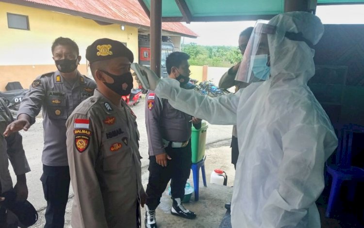 Sebanyak 96 Personel Polres TTS Dinyatakan Non Reaktif setelah Menjalani Rapid Test Covid-19