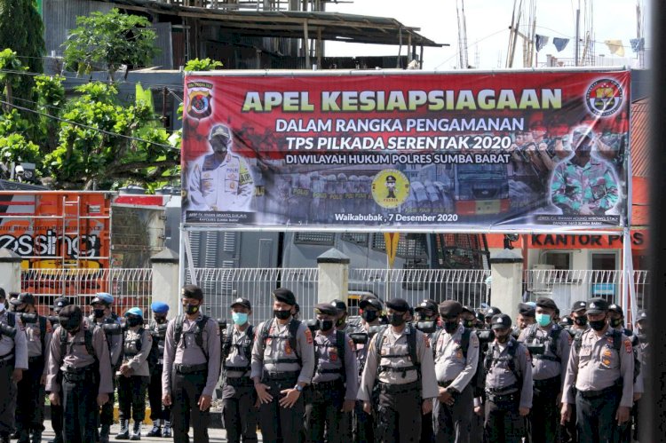 Kapolres Ajak Doa Bersama Seluruh Personel yang Terlibat Dalam Pengamanan Pilkada Serentak 2020