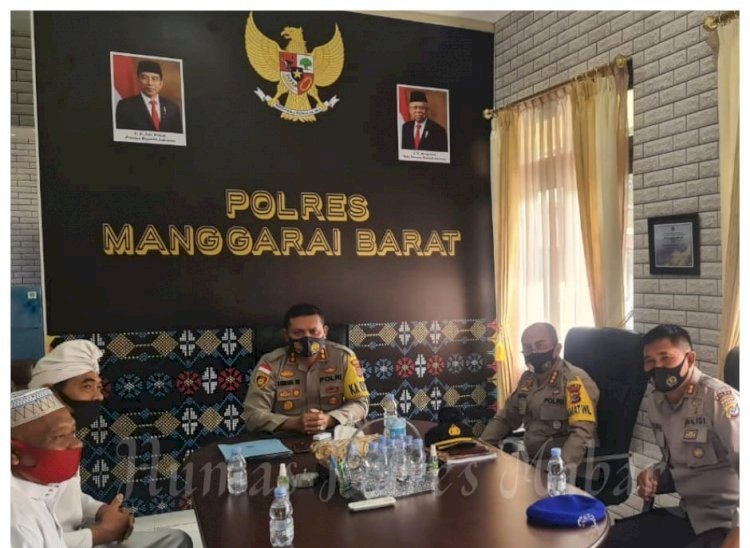 Kapolres Mabar Ajak Para Tokoh Agama Bersama Ciptakan Situasi kondusif Jelang Pilkada Mabar 2020