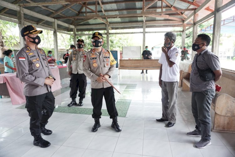 Kapolda NTT Cek Kesiapan TPS di Wilayah Sumba Timur