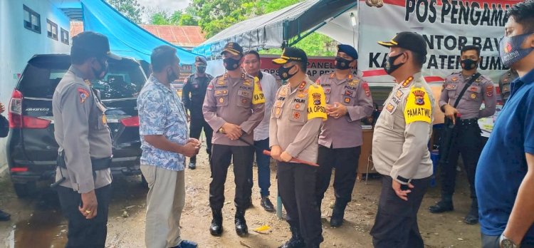 Pastikan Siap, Kapolda NTT Kunjungi Kantor Bawaslu Sumba Timur