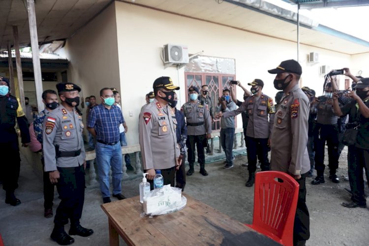 Kapolda NTT Tinjau Langsung Persiapan Pengamanan Rapat Pleno di Kebupaten Malaka