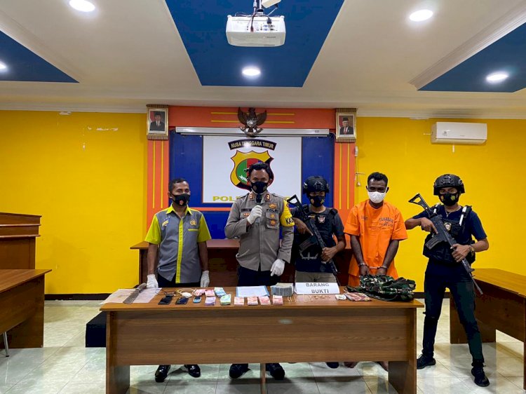 Jajaran Polres Alor Berhasil Ungkap Kasus Pencurian Uang Ratusan Juta Rupiah