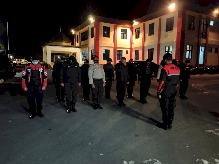 Samapta Polres Manggarai Melaksanakan Giat Patroli Malam