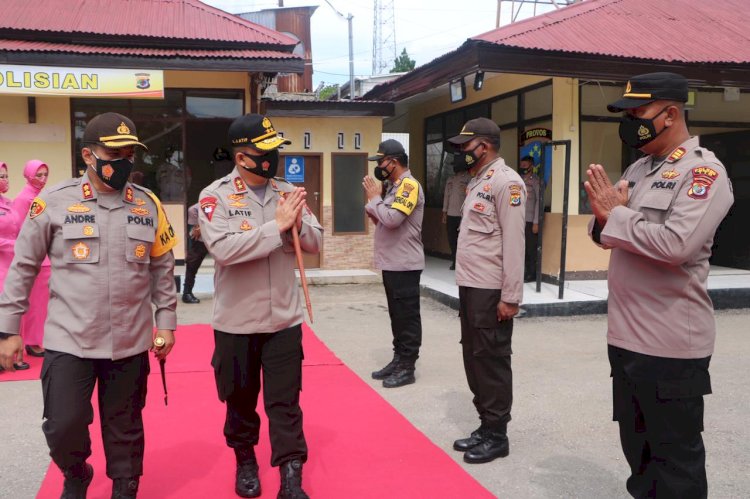 Tiba di Mapolres TTS, Kapolda NTT Disambut Hangat Kapolres dan Dandim 1621/TTS