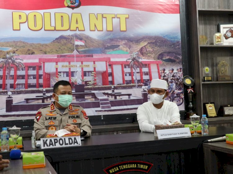 Kapolda NTT Ikut Courtessy Call Kapolri Dengan Ketum Rabithah Alawiyah