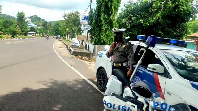 Giat Rutin Sat Lantas, Patroli Hunting Daerah Rawan Laka dan Pelanggaran