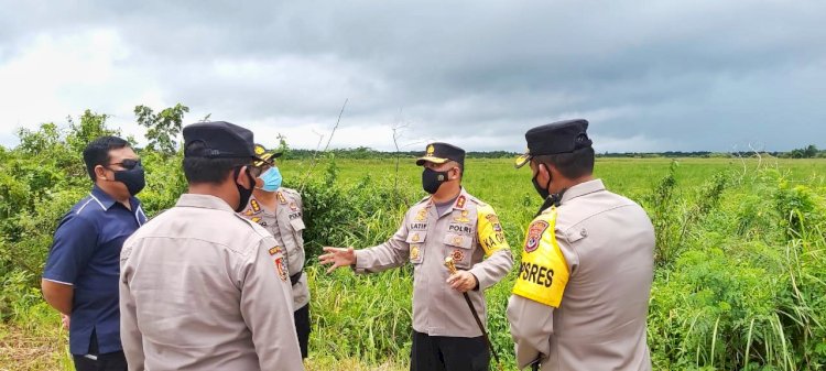 Kapolda NTT Cek Lokasi Tanah Hibah Pemda Untuk Pembangunan Mako Polres Sumba Tengah