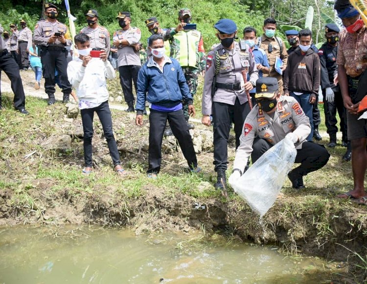 Kunjungi Sumba Barat, Kapolda NTT Tinjau Kampung Tangguh Nusantara Wee Oraka Indah di Desa Tematana