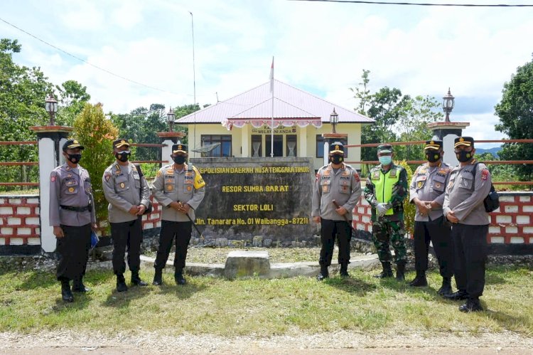 Kunjungi Polsek Loli, Kapolda NTT  Berpesan Laksanakan Tugas dengan Baik