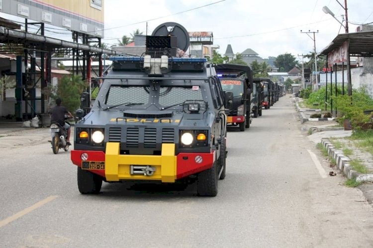 Polres Sumba Barat | Patroli Berskala Besar Jelang Putusan MK