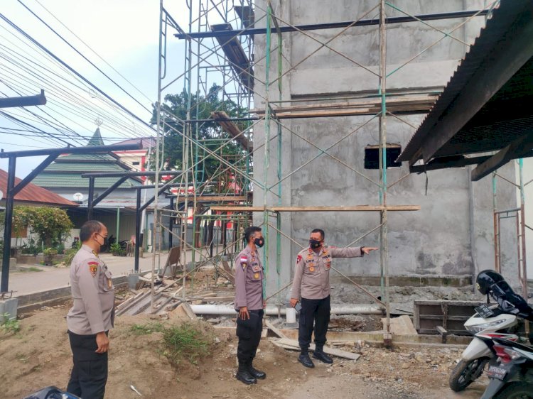 Kapolda NTT Tinjau Pembangunan Gedung Baru Logistik Polda NTT