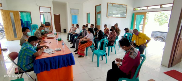 Kapolsek Tasifeto Timur Hadiri Rakor PPKM Berbasis Mikro dan Optimalkan Posko Penanganan Covid-19 Tingkat Desa