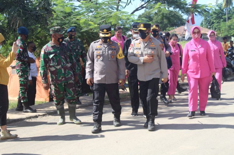 Kapolda NTT dan Ketua Bhayangkari Daerah NTT Pastikan Kondisi Terkini Pasca Bencana di Adonara